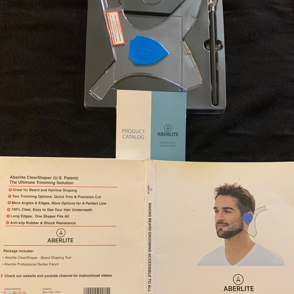 Precision Beard Shaping Tool - Blue - Picture 3 of 3